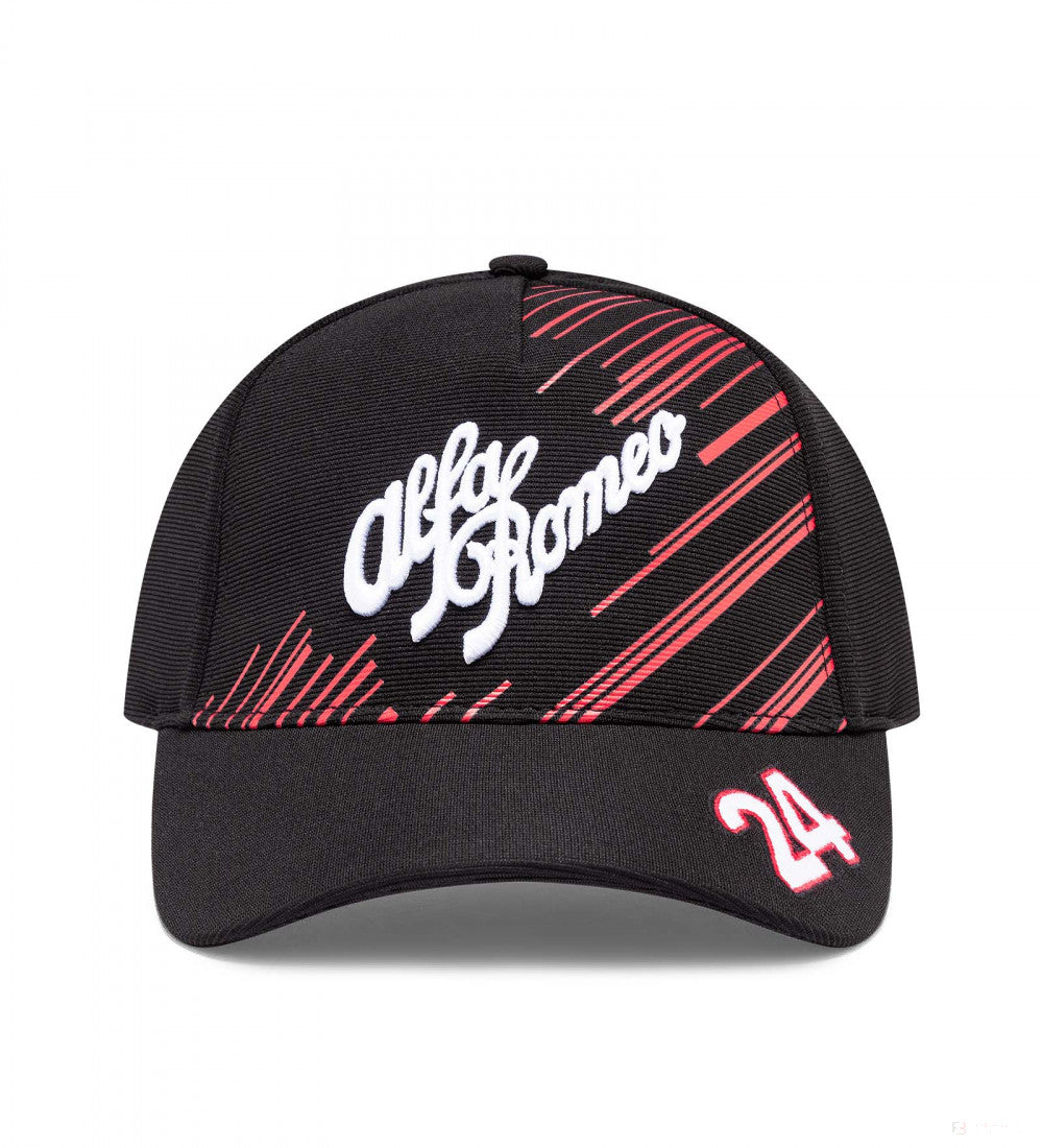 Baseballová čepice Alfa Romeo, tým Zhou Guanyu, pro dospělé, černá, 2022 - FansBRANDS®