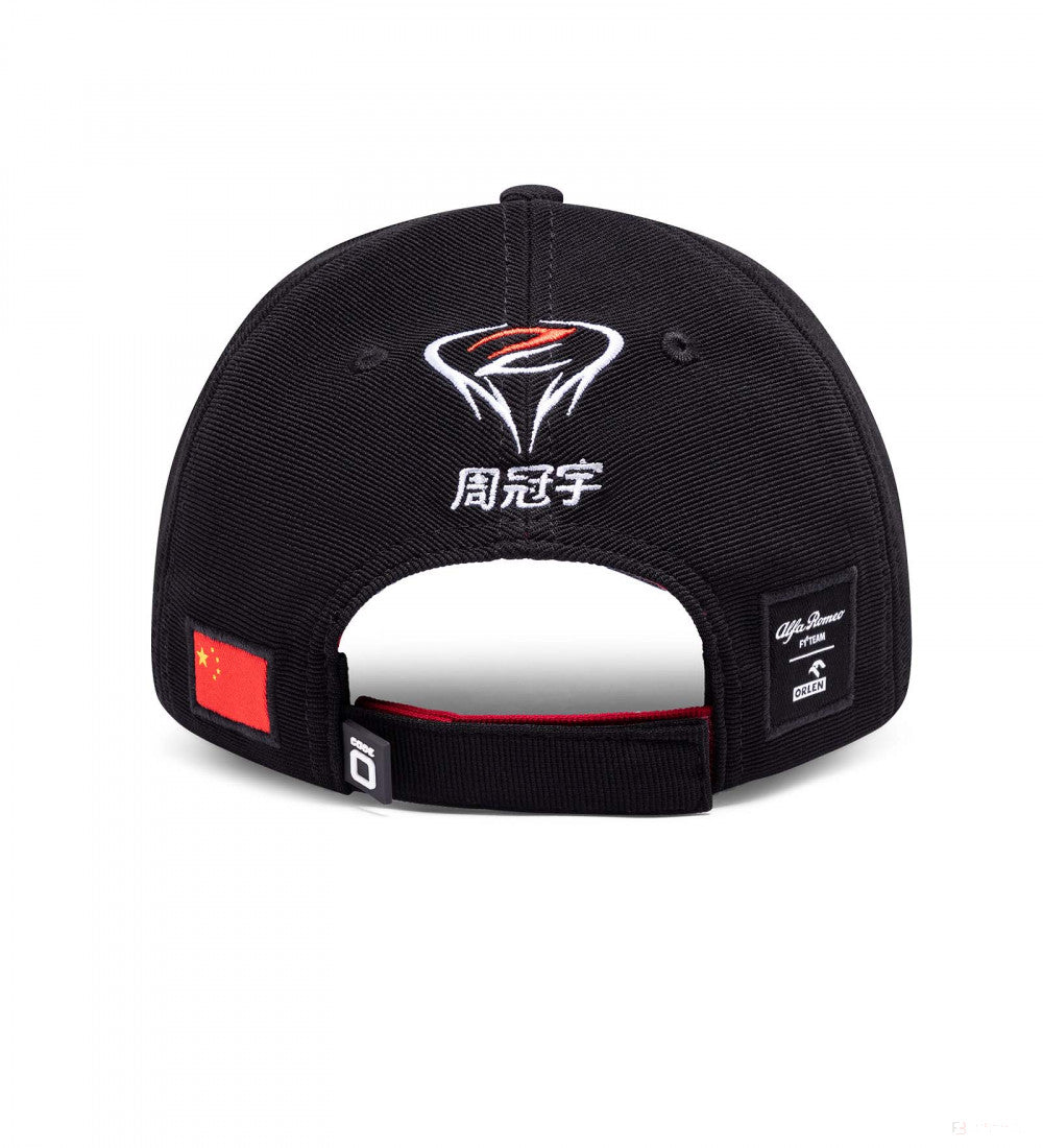 Baseballová čepice Alfa Romeo, tým Zhou Guanyu, pro dospělé, černá, 2022 - FansBRANDS®