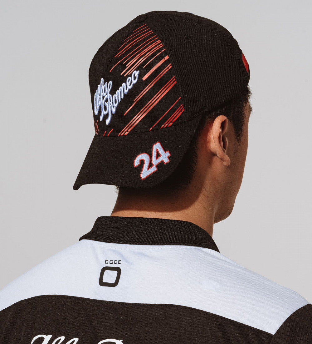 Baseballová čepice Alfa Romeo, tým Zhou Guanyu, pro dospělé, černá, 2022 - FansBRANDS®
