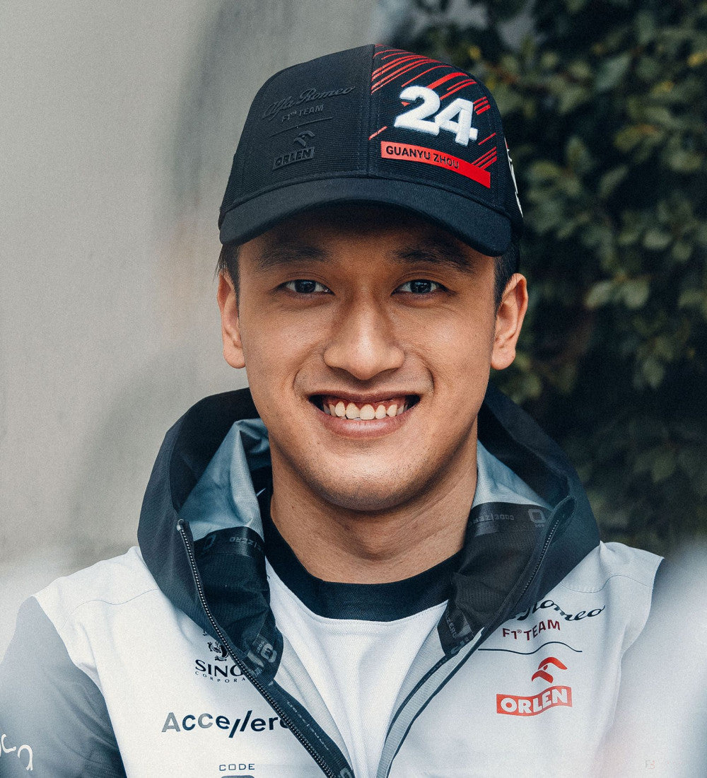 Baseballová čepice Alfa Romeo, tým Zhou Guanyu, pro dospělé, černá, 2022 - FansBRANDS®