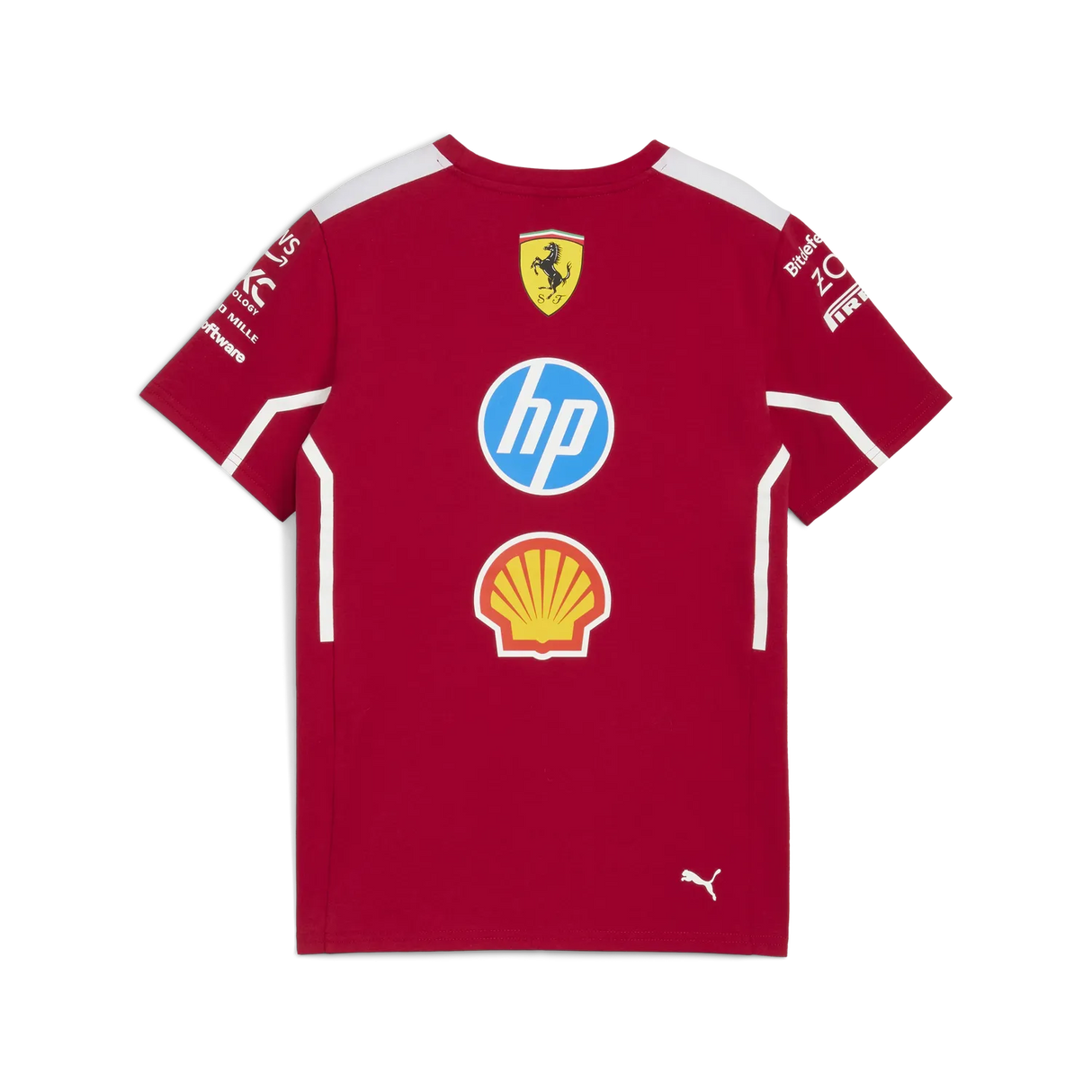 Scuderia Ferrari Team T-Shirt mit Rundhalsausschnitt – Kinder 🔥