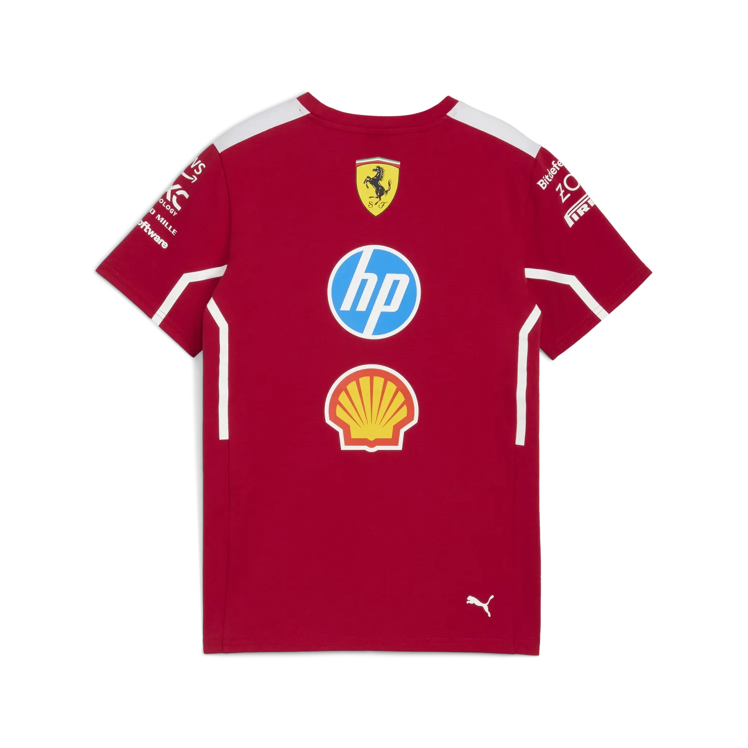 Scuderia Ferrari Team T-Shirt mit Rundhalsausschnitt – Kinder 🔥