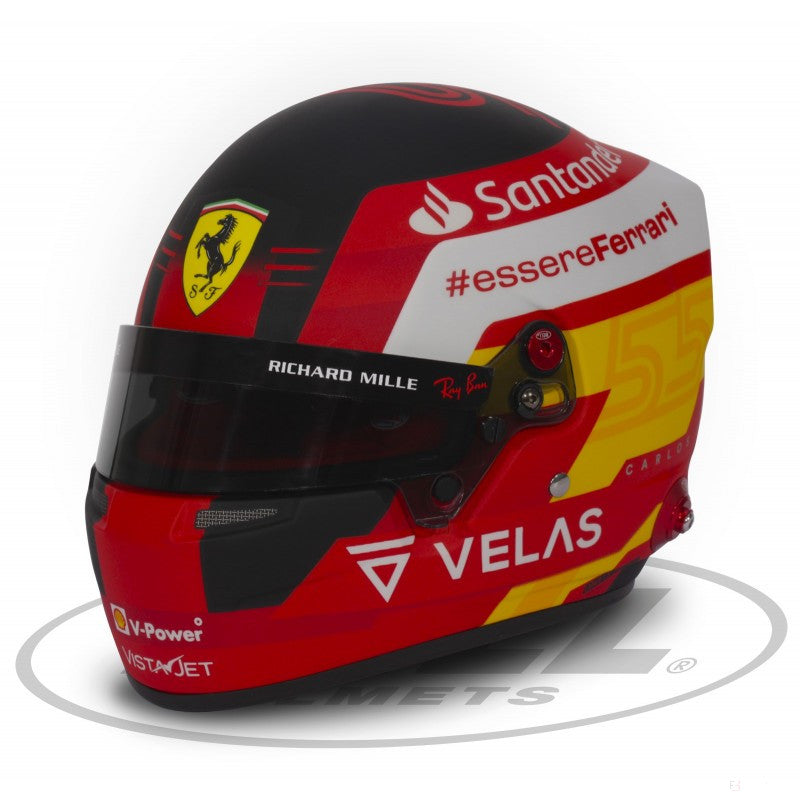 Carlos Sainz Mini Helmet v měřítku 1:2, 2022 - FansBRANDS®