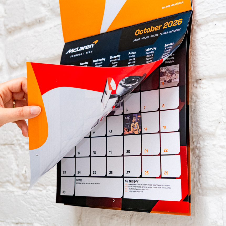 McLaren Formuła 1 Team - Oficjalny Kalendarz - 2026