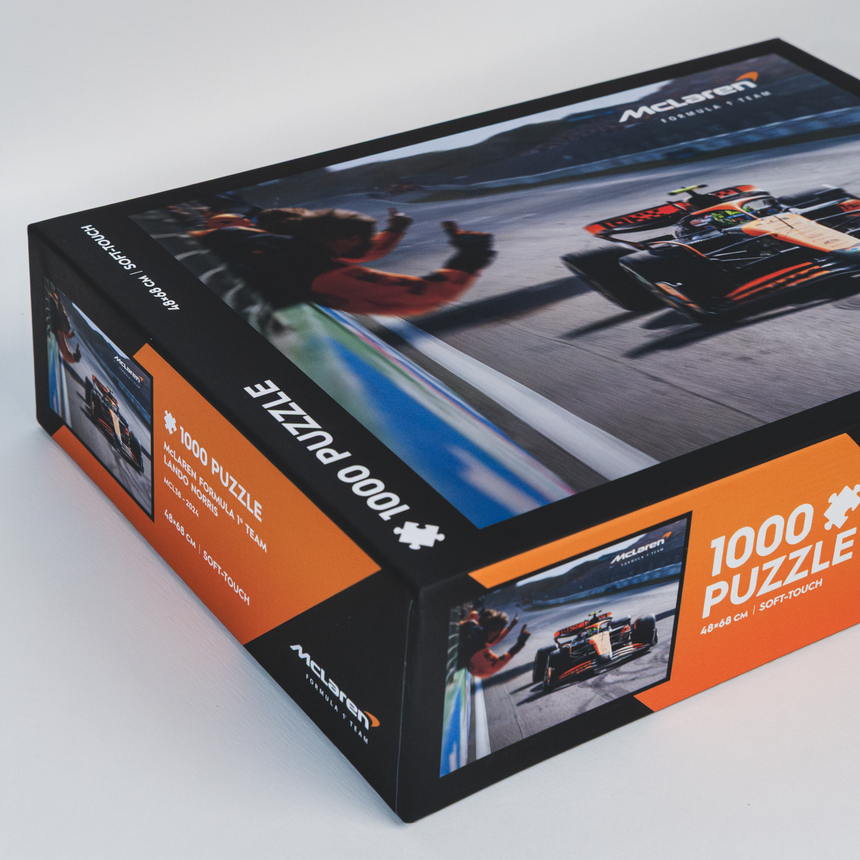 McLaren Formula 1® Team, puzzle, Lando Norris, plakat zwycięstwa, 1000 szt.