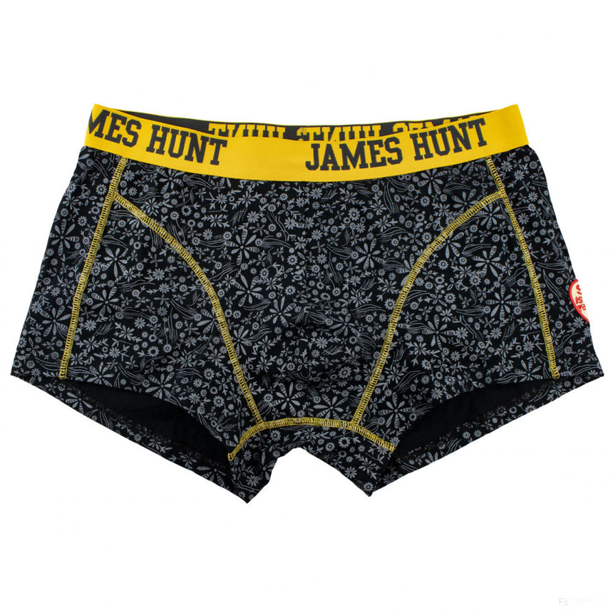 Spodní prádlo James Hunt, Boxerky ze sedmdesátých let – Double Pack, Černá, 2021 - FansBRANDS®