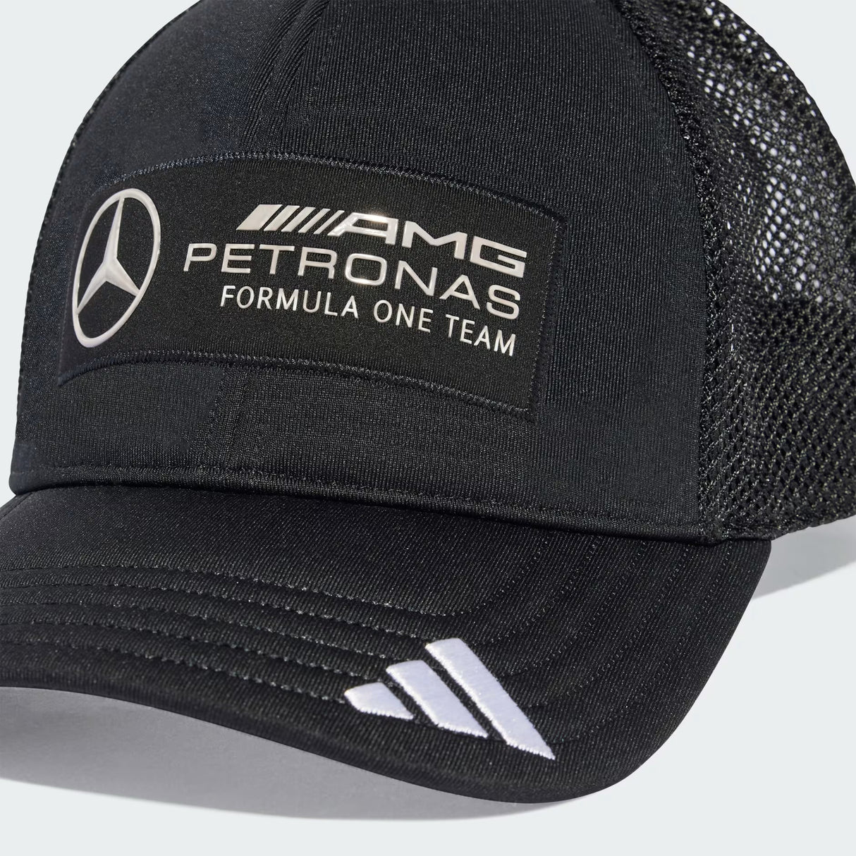 Czapka Mercedes, trucker, pełne logo, czarna 🔥