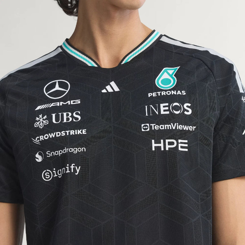Mercedes Koszulka, zespół, adidas, czarny, 2026
