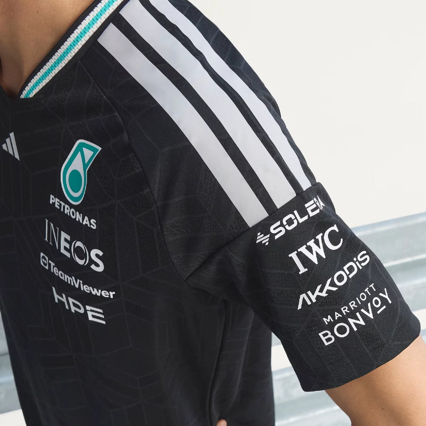 Mercedes Koszulka, zespół, adidas, czarny, 2026