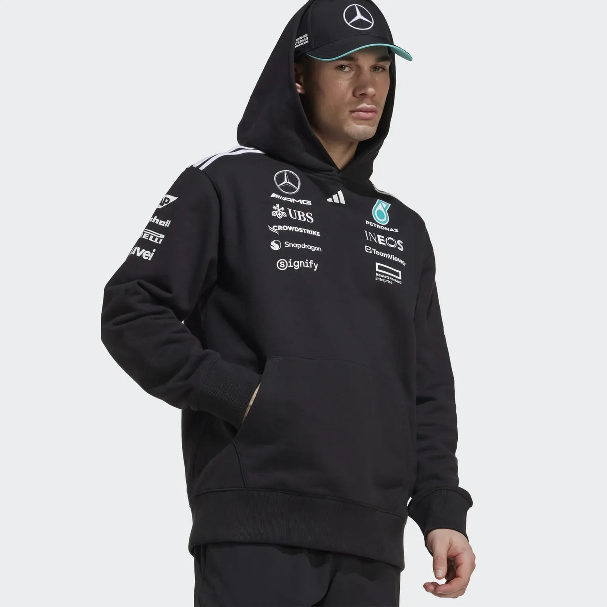 Mercedes Zespół Bluza z kapturem 🔥