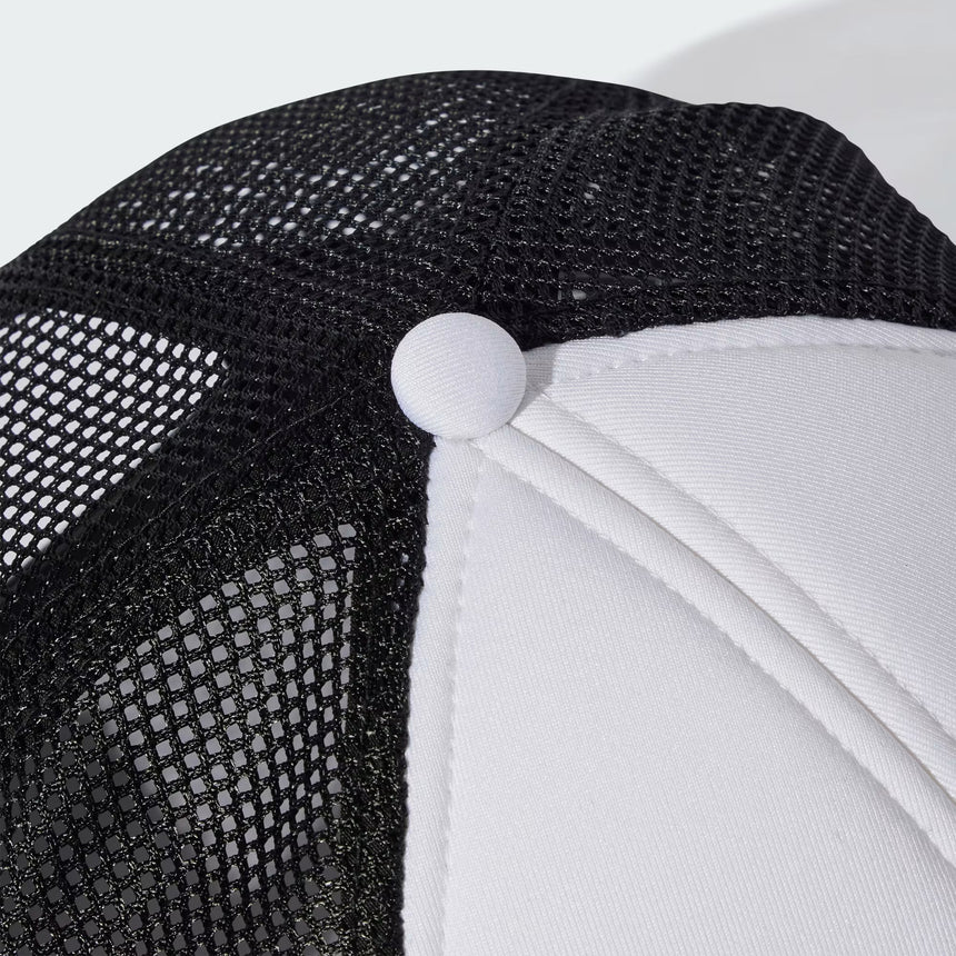 Czapka Mercedes, trucker, duże logo, biała/czarna 🔥