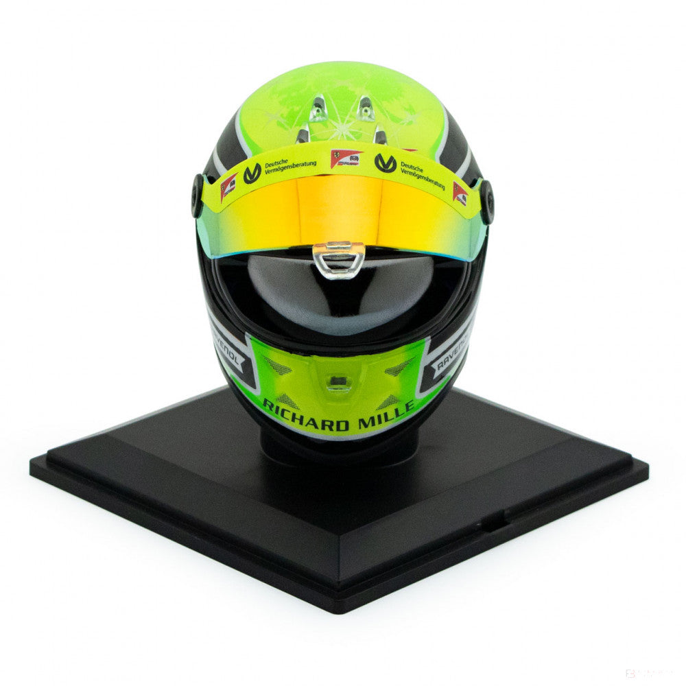 Mini přilba Mick Schumacher v měřítku 1:4, zelená, 2020 - FansBRANDS®