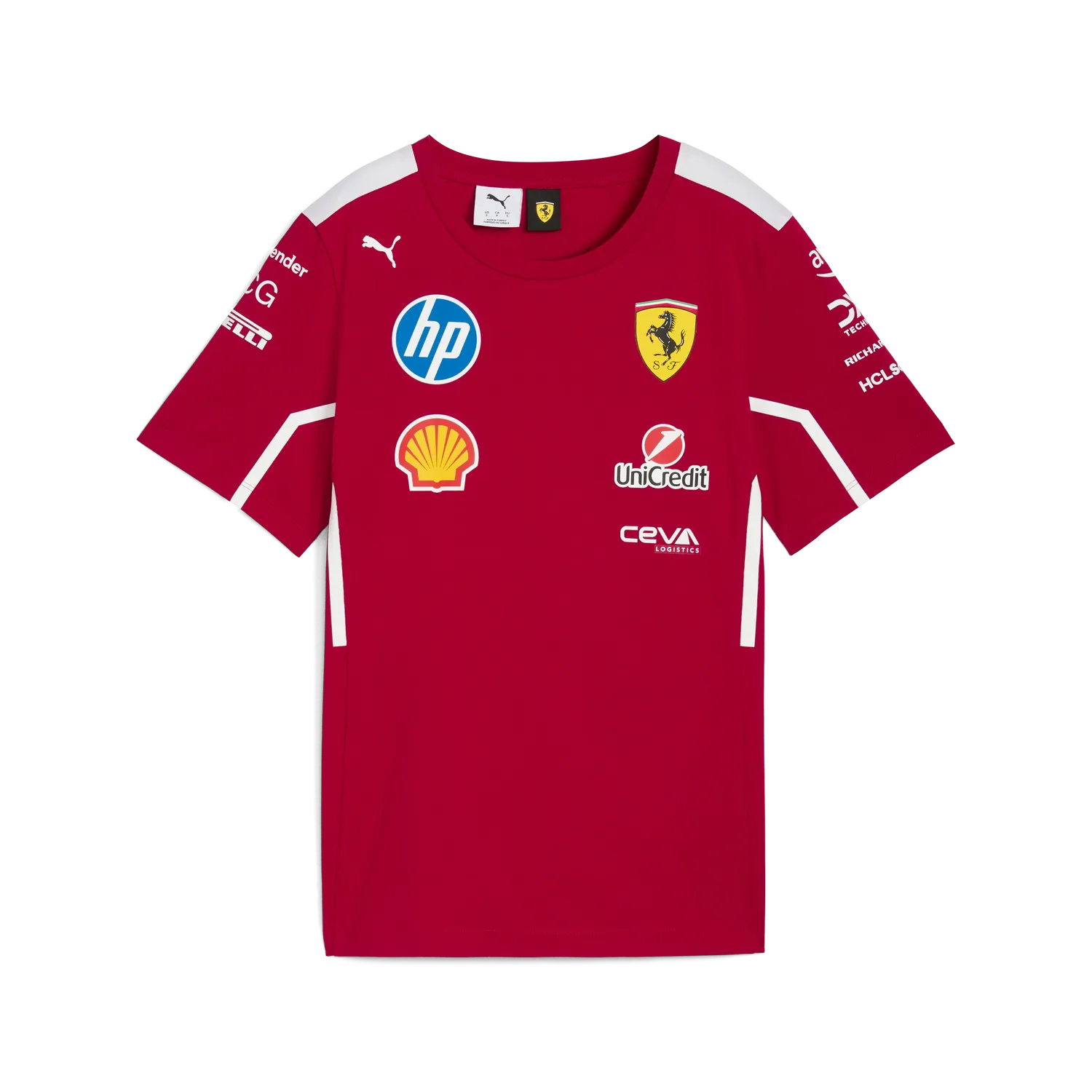 Scuderia Ferrari Team-T-Shirt mit Rundhalsausschnitt – Damen 🔥