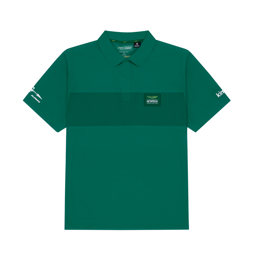 Fernando Alonso Kimoa Poloshirt Minimal Green 2024