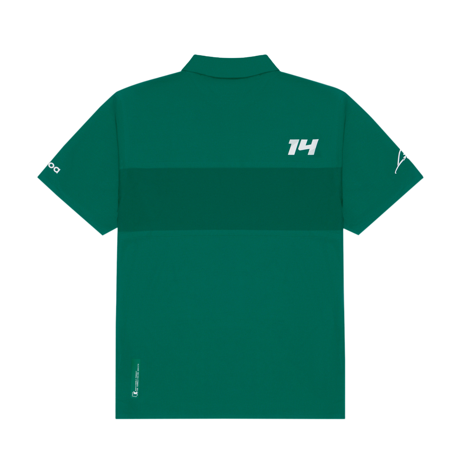 Fernando Alonso Kimoa Poloshirt Minimal Green 2024