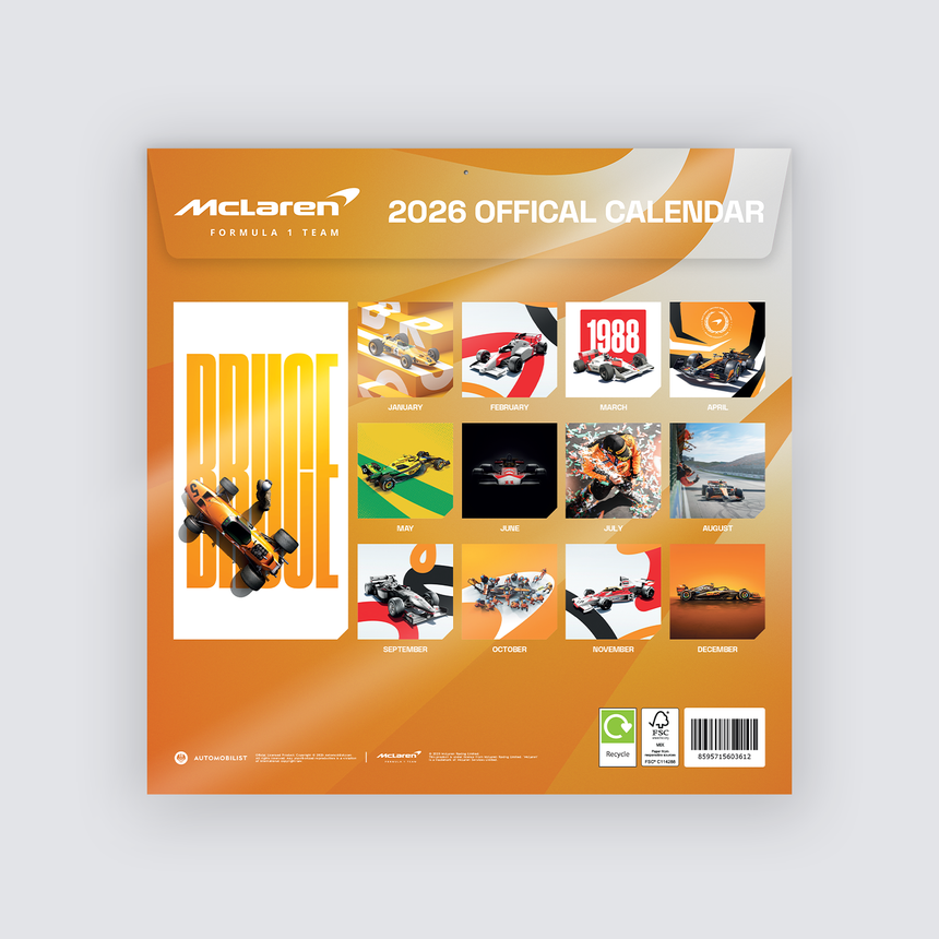 McLaren Formuła 1 Team - Oficjalny Kalendarz - 2026