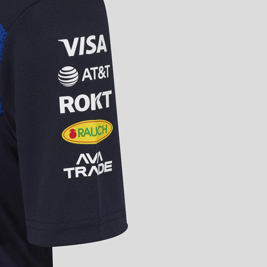 Koszulka polo Red Bull, drużyna, dzieci, niebieski