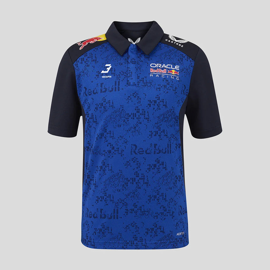 Koszulka polo Red Bull, zespół, Max Verstappen, dla dzieci, niebieski