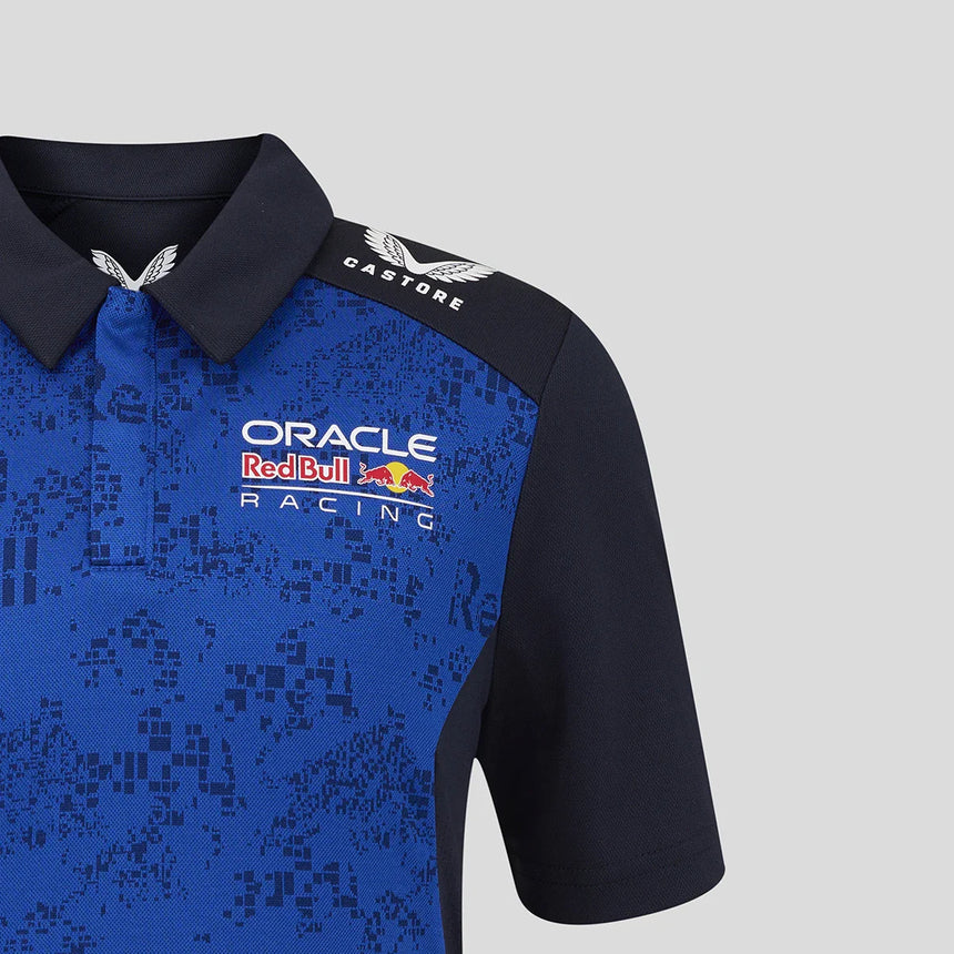 Koszulka polo Red Bull, zespół, Max Verstappen, dla dzieci, niebieski