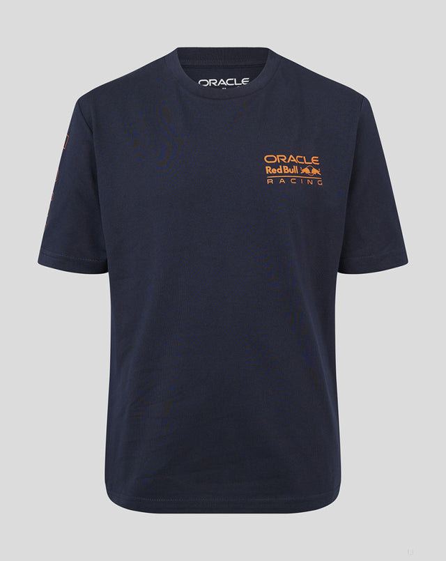 Red Bull Racing t-shirt, Max Verstappen, OP1, kids, blue - FansBRANDS®