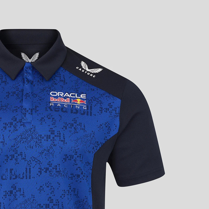 Koszulka polo Red Bull, zespół, Max Verstappen, niebieski