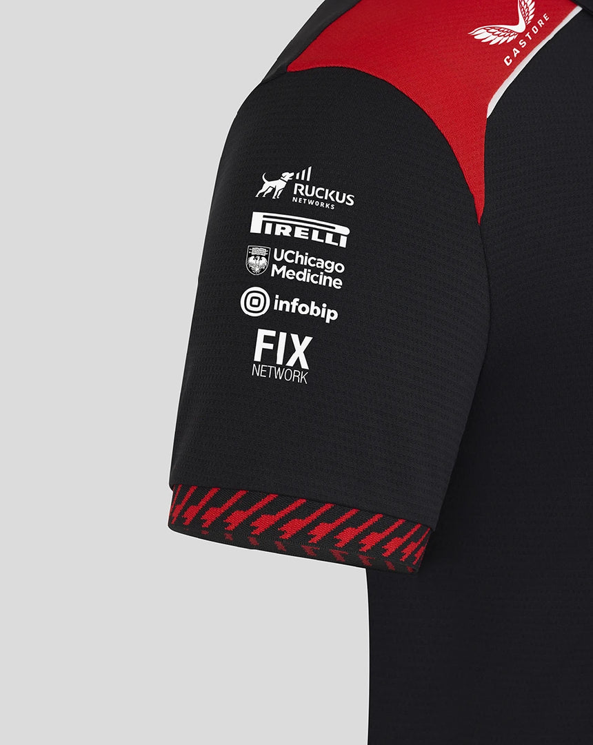 Koszulka Haas F1, zespół, czarna