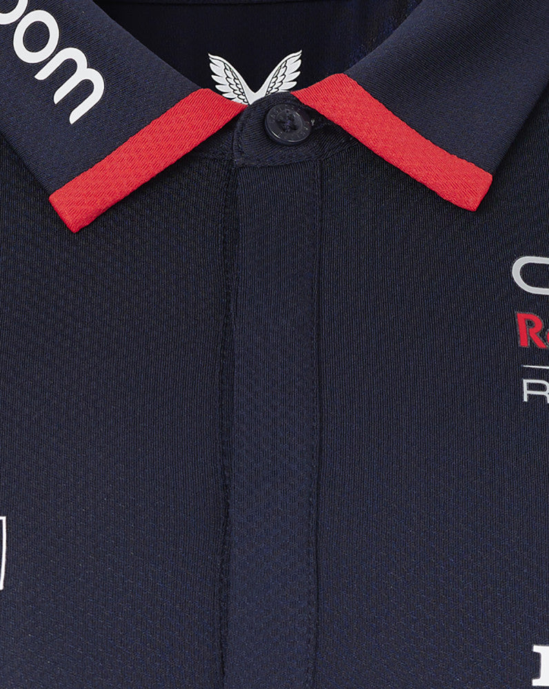 Red Bull tričko s límečkem, Castore, týmové, modrá, 2024 - FansBRANDS®