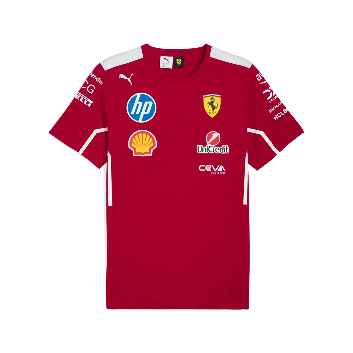 Scuderia Ferrari Team T-Shirt mit Rundhalsausschnitt 🔥