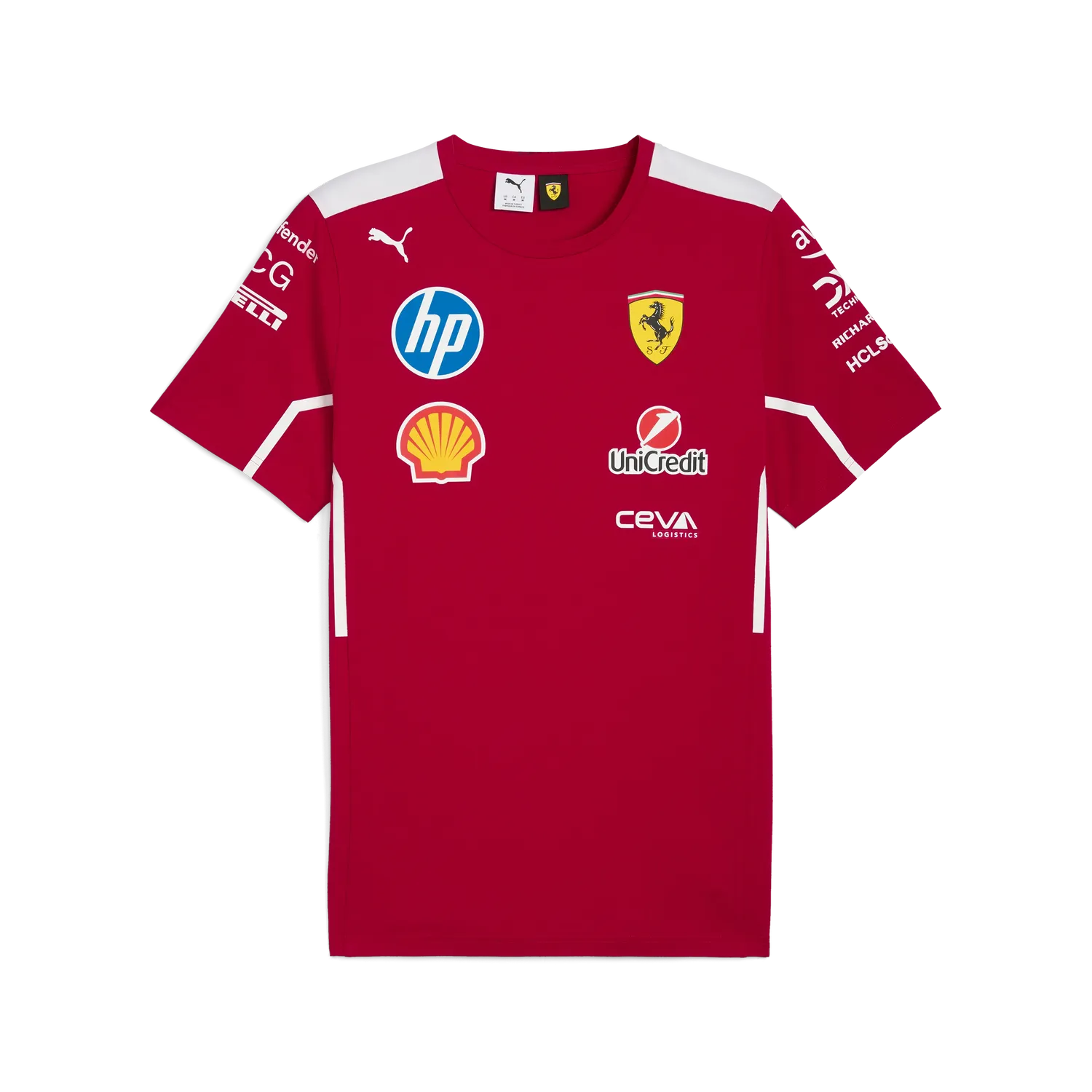Scuderia Ferrari Team T-Shirt mit Rundhalsausschnitt 🔥