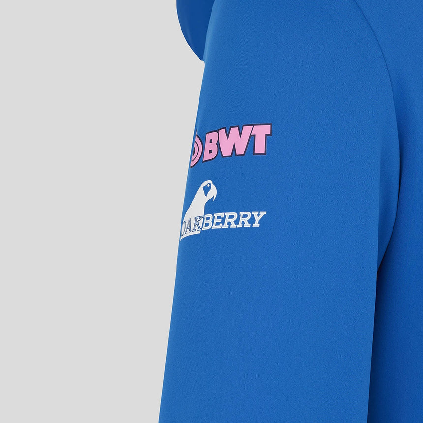 Alpejska bluza z kapturem, zespół, niebieska