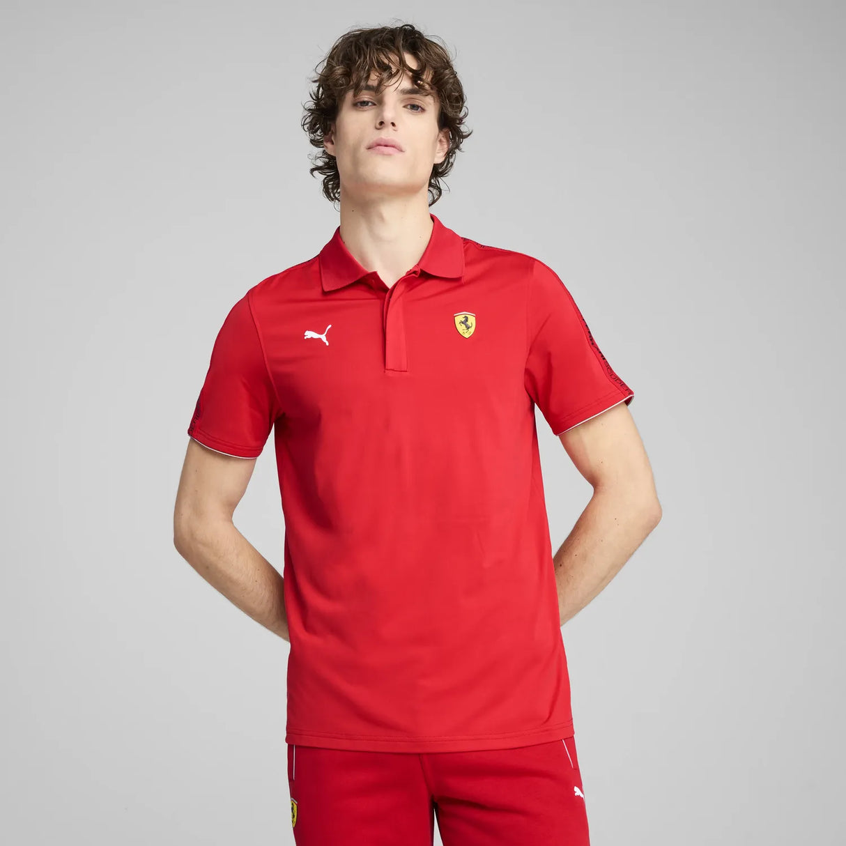 Ferrari Race Poloshirt – Rot 🔥