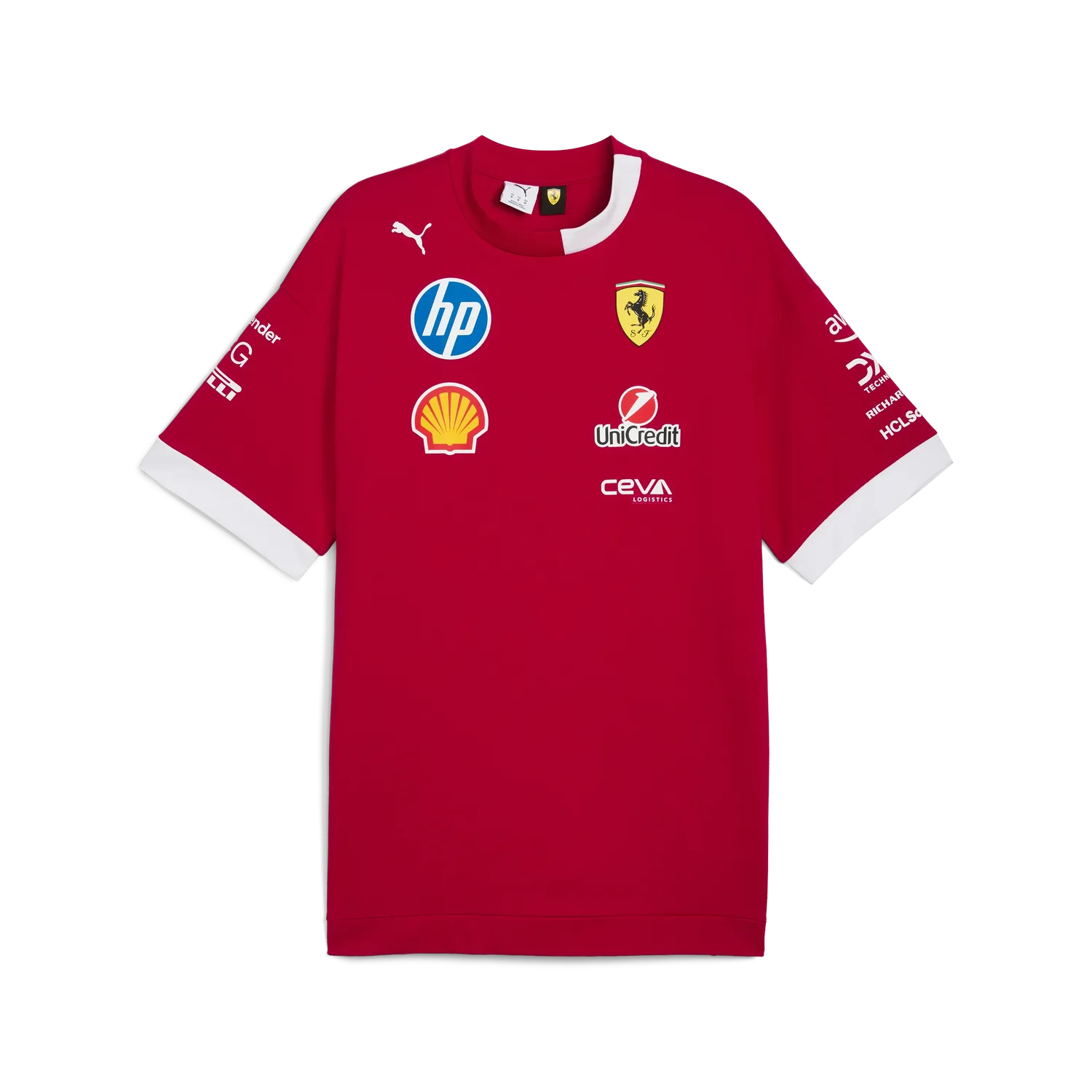 Übergroßes T-Shirt mit Rundhalsausschnitt der Scuderia Ferrari-Fahrer 🔥