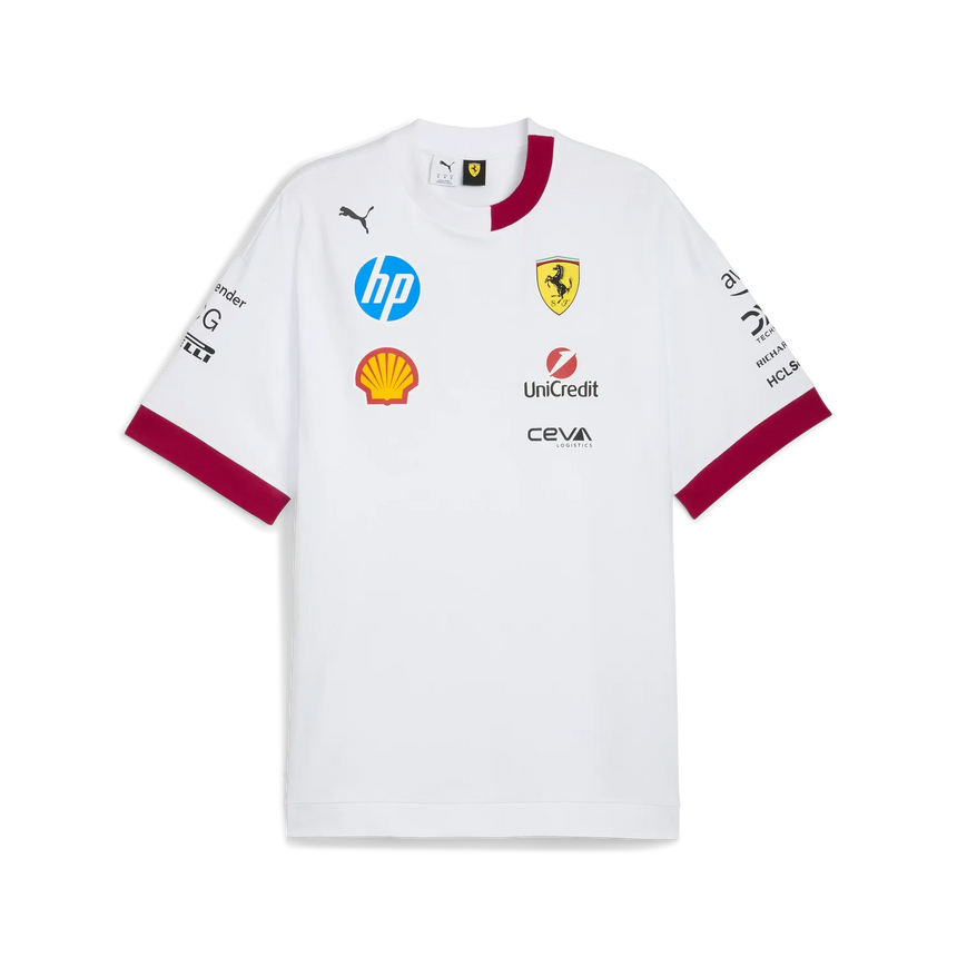 Scuderia Ferrari Drivers Oversized Koszulka z okrągłym dekoltem 🔥