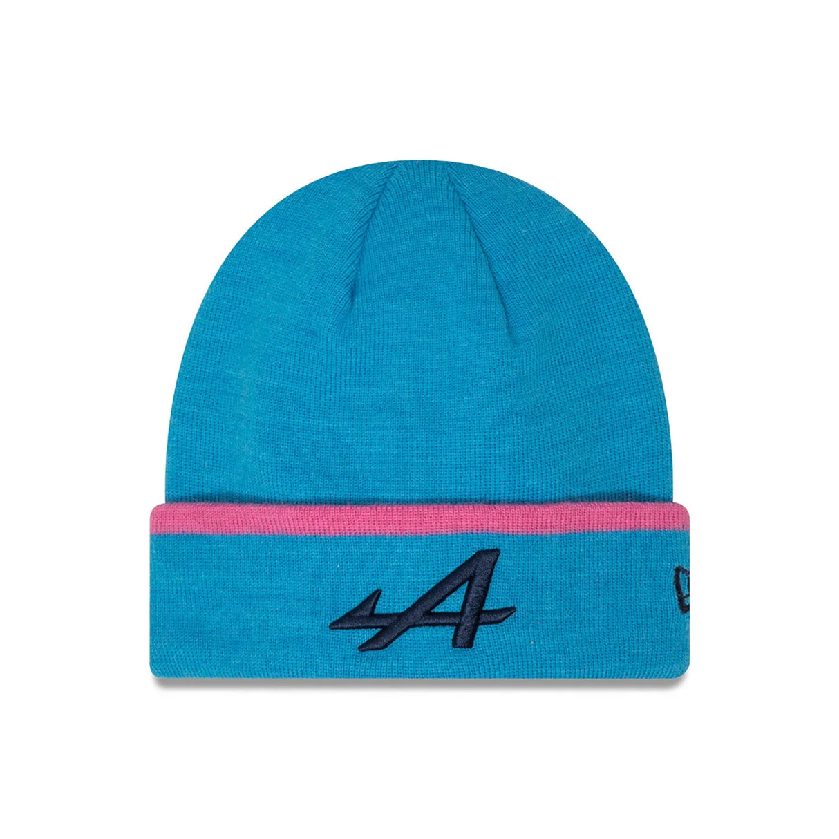 Alpine Beanie, NEW ERA, mankiet Polyana, dla dorosłych, niebieski, 2024