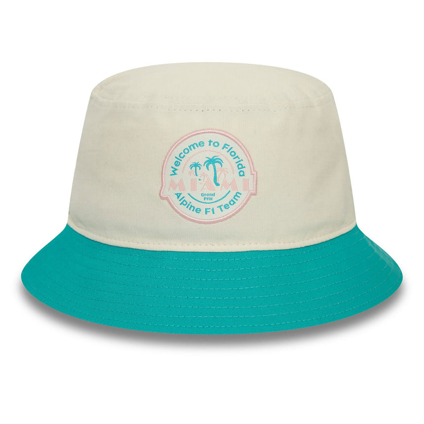 Alpine Cap, NEW ERA, Miami, Adult, White, 2024
