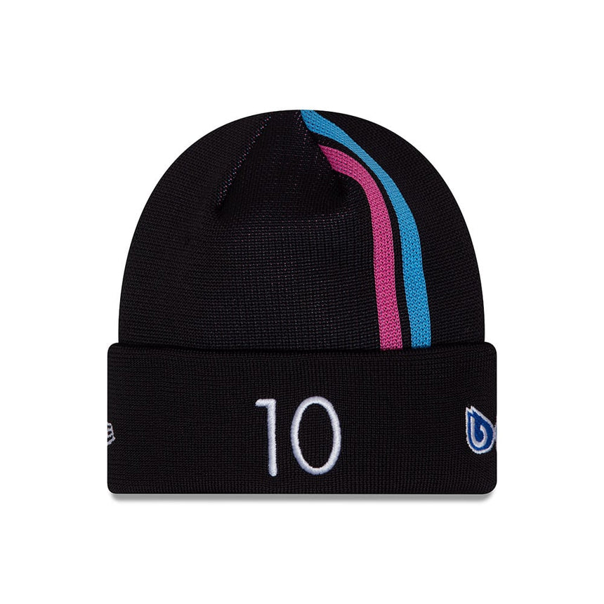 Alpine hat, NEW ERA, Pierre Gasly, beanie, kids, black, 2024