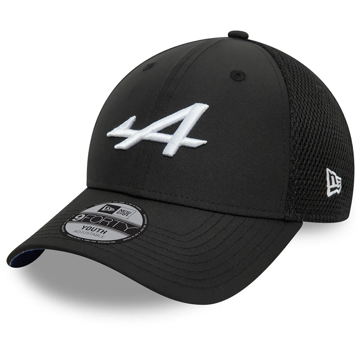 Alpine Cap, NEW ERA, Team, 9FORTY, Kinder, schwarz, 2024
