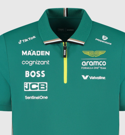 Aston Martin AMF1, Team, Polo Shirt, Green 🔥