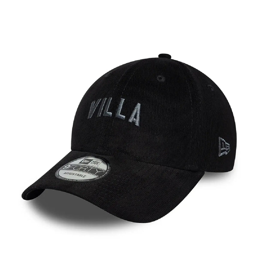 Aston Villa czapka, z zapięciem, 9FORTY, New Era, czarna