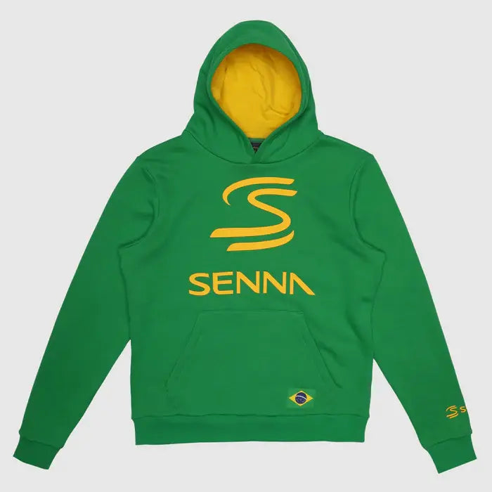 Ayrton Senna kapucnis pulóver, dziedzictwo, zielony