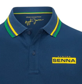 Męska koszulka polo z logo Ayrtona Senny 2022