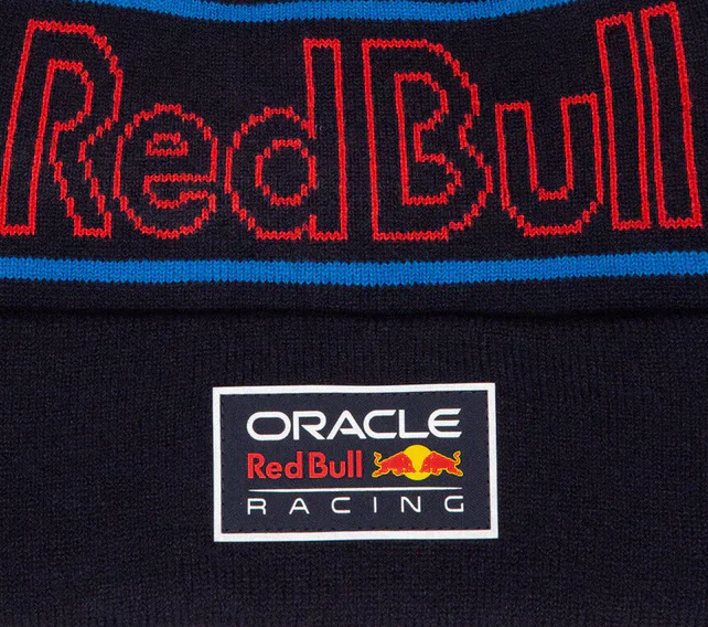 Czapka zimowa Red Bull, NEW ERA, zespół, niebieski, 2024