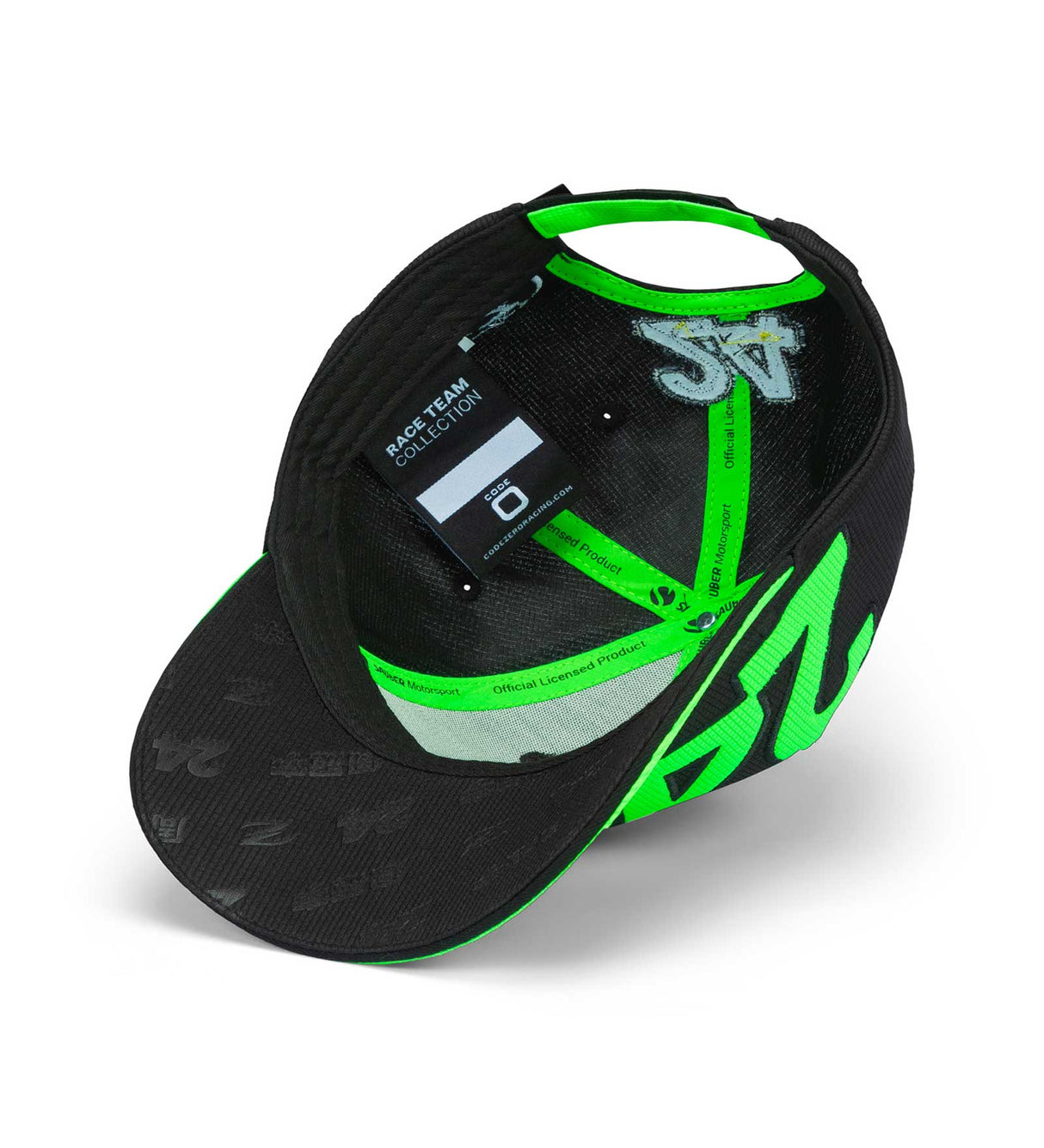 Kick Sauber Cap, CODE ZERO, Guanyu Zhou, Schwarz