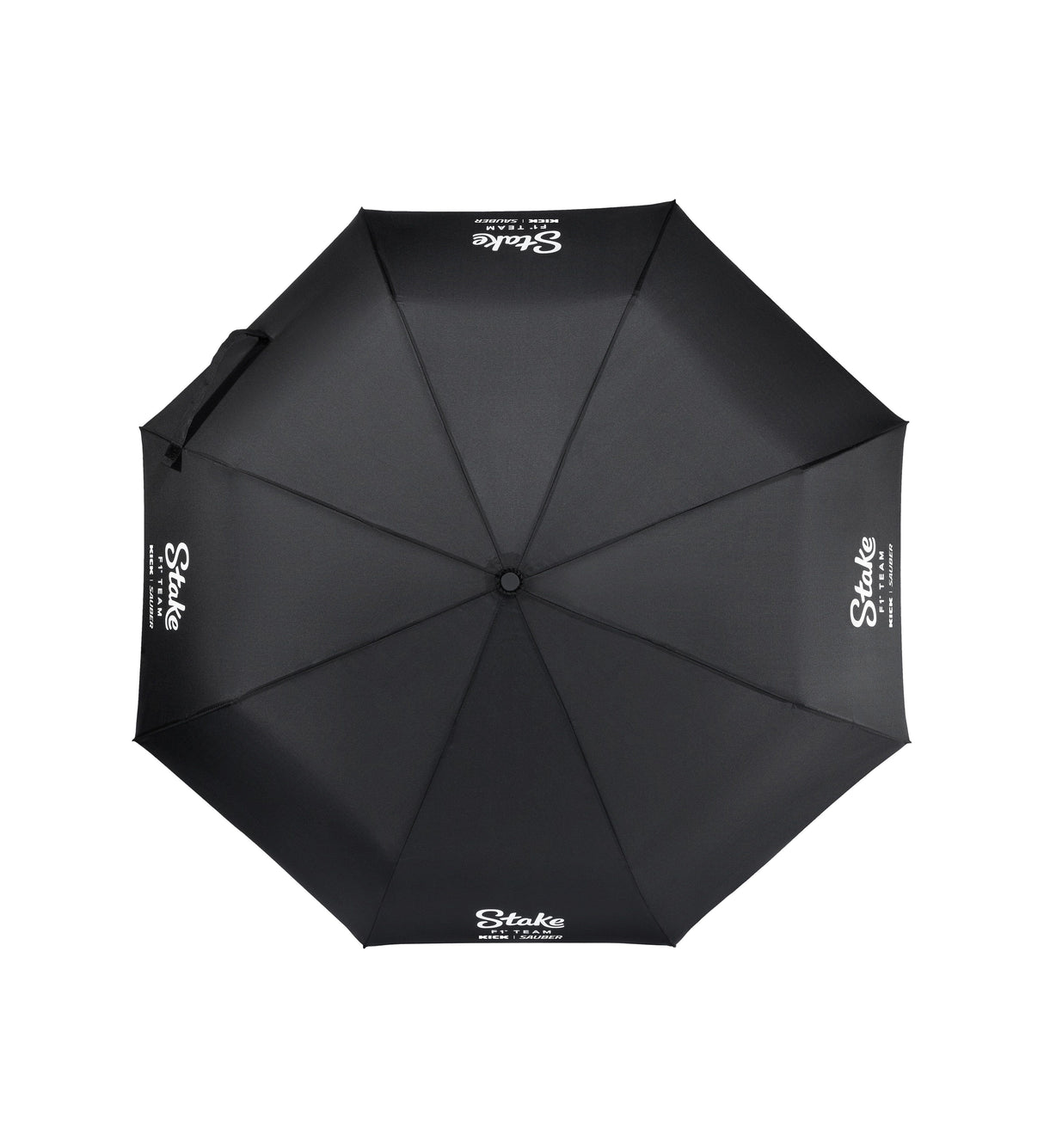 Kick Sauber Kompakter Regenschirm, CODE ZERO, Stake Branding, Schwarz
