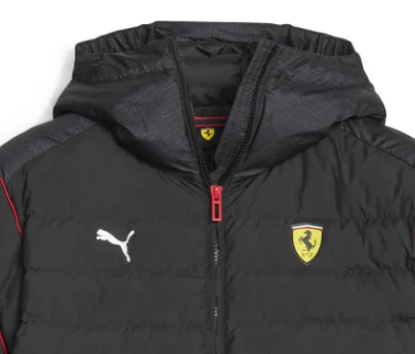 Ferrari, Puma, Race MT7 Ecolite Isolierte Jacke, Schwarz