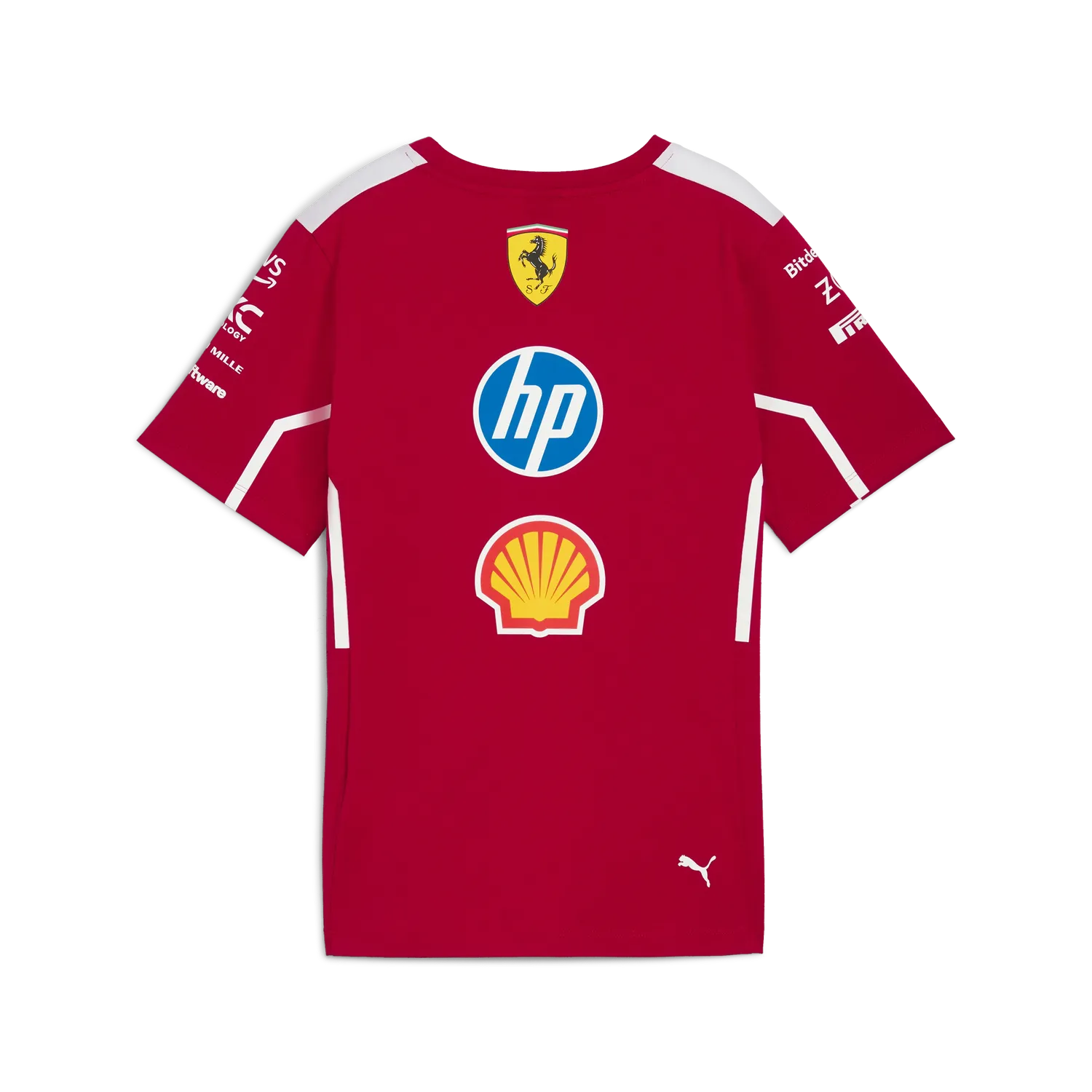 Scuderia Ferrari Team-T-Shirt mit Rundhalsausschnitt – Damen 🔥