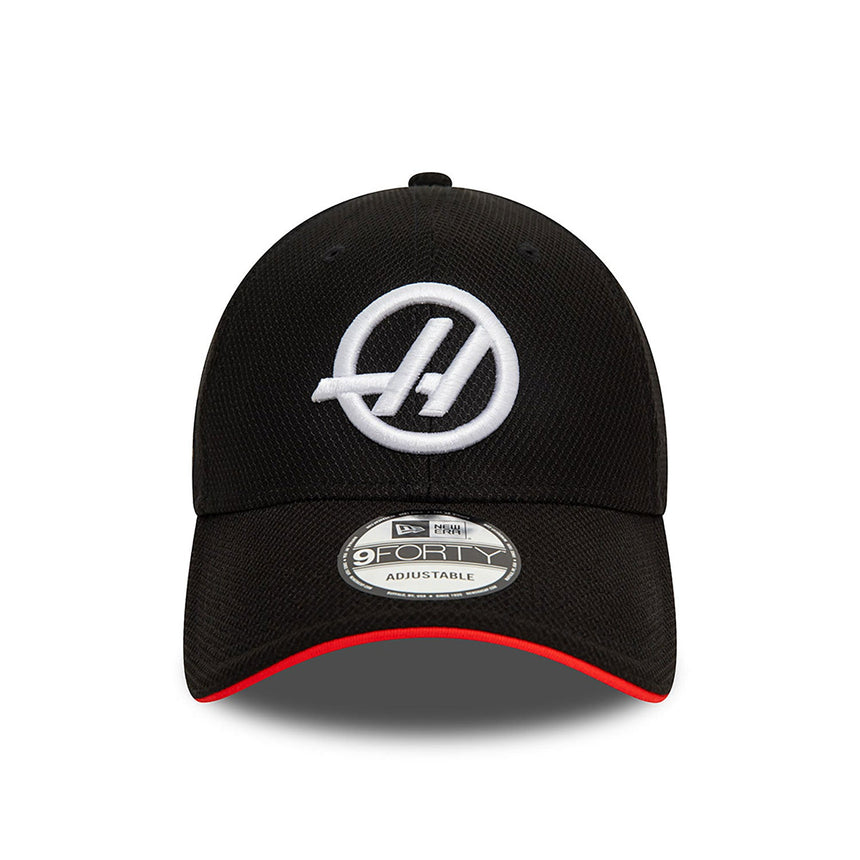 Haas Cap, NEW ERA, 9FORTY, Team, Schwarz, 2024