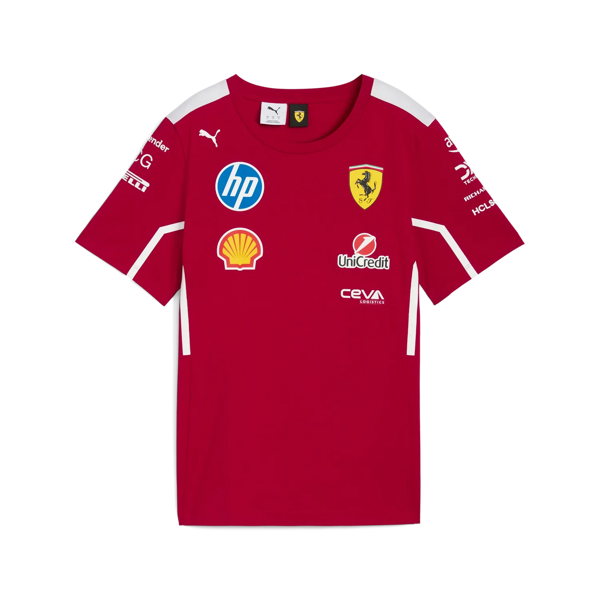 Scuderia Ferrari Team-T-Shirt mit Rundhalsausschnitt – Damen 🔥