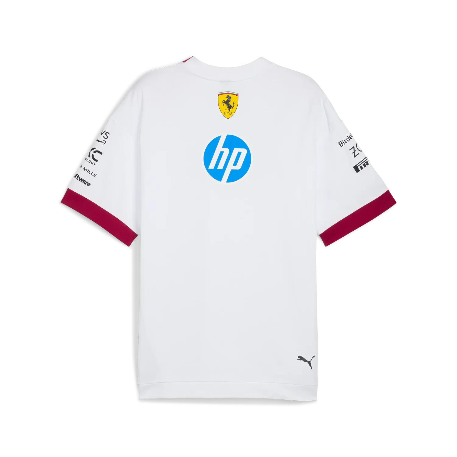Übergroßes T-Shirt mit Rundhalsausschnitt der Scuderia Ferrari-Fahrer 🔥