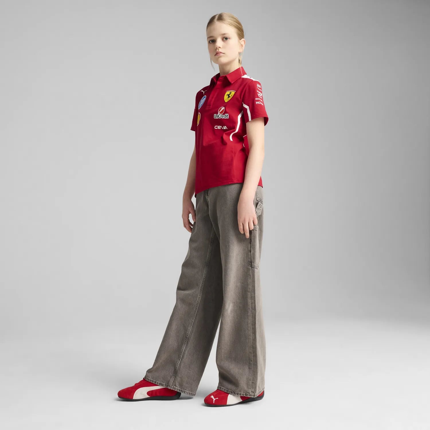Scuderia Ferrari Team-Poloshirt – Kinder 🔥